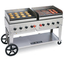 Crown Verity CV-MG-60 Mobile Griddle, 60" Propane