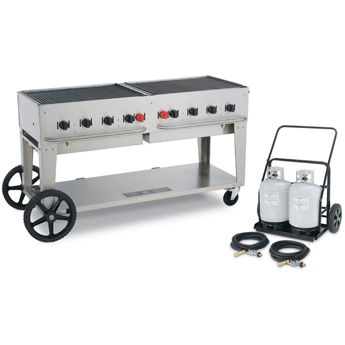 Crown Verity CV-MCC-60 Tank Cart Pkg, Grill 60" Propane