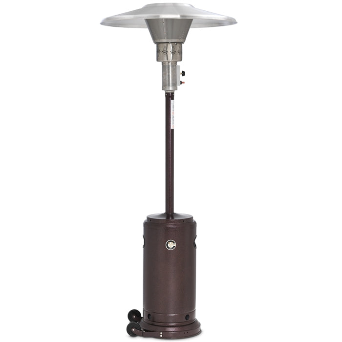 Crown Verity CV-2650-AB Patio Heater, Silver Veined, Propane With Reflector