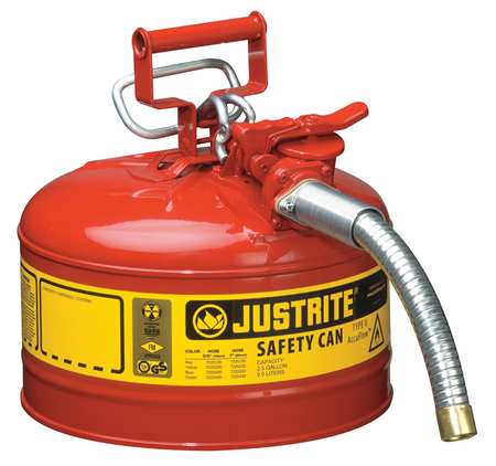 Justrite 2.5G/9.5L Iiaf Red 1 Inch Hose - 7225130