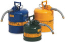 Justrite Safety Can, Type 2, 2.5 Gallon, Blue - 7225330