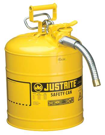 Justrite Can, Safety, Type II, 5 G - 7250230