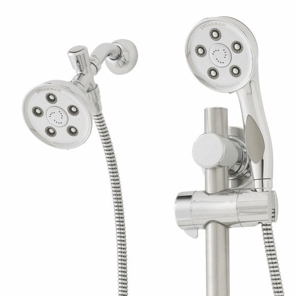 Speakman VS-123014 Caspian Collection Anystream Slide Bar Mounted 2-Way Shower System