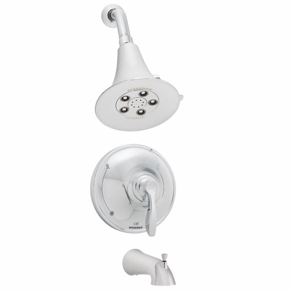 Speakman SM-10030-P Chelsea Collection Shower System with Valve and Diverter Tub Spout