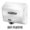 American Dryer GXT9 ExtremeAir Energy Efficient Hand Dryer, ABS White, Universal Voltage