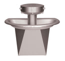 Bradley SN2023 Sentry Washfountain, 36", Semi-Circular, Hand Control, A Drain