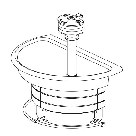 Bradley WF2704F-A-MMV-LSD Washfountain, 54