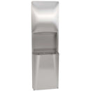 Bradley 2A25-1036 Paper Towel Dispenser Waste Receptacle Unit, Semi-Recessed