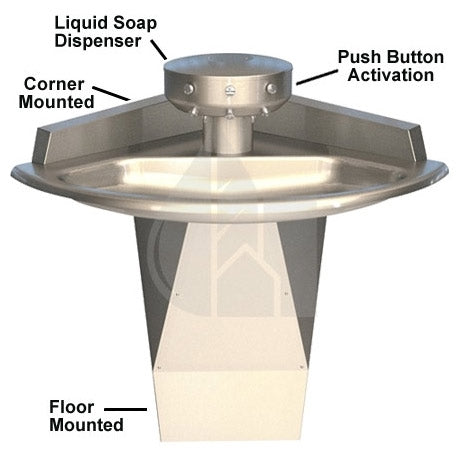 Bradley SN2013 Sentry Washfountain, 54