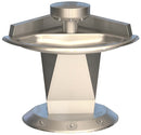 Bradley SN2013 Sentry Washfountain, 54", Corner Mount, Foot Control, B Drain