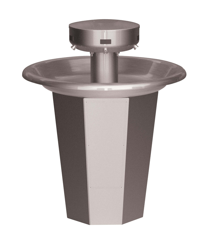 Bradley SN2005 Sentry Washfountain, 36", Circular, IR Activated, B Drain