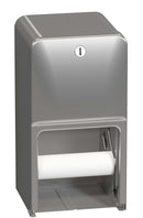 Bradley 5A10-11 Toilet Tissue Dispenser, Surface Mount, Dual Roll