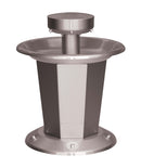 Bradley SN2005 Sentry Washfountain, 36", Circular, Foot Control, A Drain