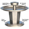 Bradley SN2008 Sentry Washfountain, 54", Circular, Foot Control, A Drain