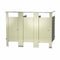 Bradley Toilet Partition, 3 In Corner Compartments, Metal, 108"W x 61 1/4"D, Quick Ship - IC33660