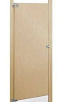 Bradley Toilet Partition Door, Metal, 33 5/8"W x 58"H, Quick Ship, Greenguard - T490-34C
