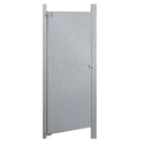Bradley Toilet Partition Door, Stainless Steel, 33 5/8"W x 58"H, Quick Ship, Greenguard - S490-34C