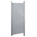 Bradley Toilet Partition Door, Stainless Steel, 25 5/8"W x 58"H, Quick Ship, Greenguard - S490-26C