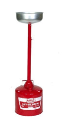Eagle Oilers, 5 Gal. Lift Oil Drain Can-Galvanized Steel - Red, Model 605