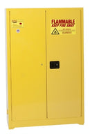 Eagle 45 Gal. Flammable Liquid Tower Safety Storage Cabinet w/ Two Door Manual Close w/4" Legs Two Shelves, Model: 1947LEGS