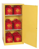 Eagle 60 Gal. Flammable Liquid Standard Safety Storage Cabinet w/ One Door Cabinet Manual Close Two Shelves, Model: 1961