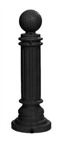 Eagle Decorative SafeSmoker "Golf Traditions" Cigarette Waste Receptacle, Model 1214Black