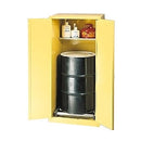 Eagle 55 Gal. Vertical Drum Safety Storage Cabinet, w/ Two Door Manual 1-Vertical Drum, 1-shelf,  Model: HAZ1926
