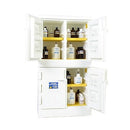 Eagle 44 Gal. Acid & Corrosive Poly Standard Safety Storage Cabinet w/ Non-Metallic, Poly, White, 4 Door,  Model: CRA-P44W