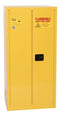 Eagle 60 Gal. Flammable Liquid Tower Safety Storage Cabinet w/ Two Door Manual Close w/4" Legs Two Shelves, Model: 1962LEGS