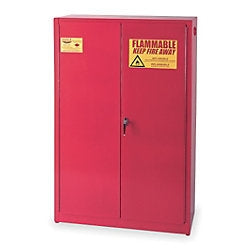 Eagle 60 Gal. Paint & Ink Standard Safety Storage Cabinet w/ Two Door Self-Closing Five Shelves, Model: PI-4510