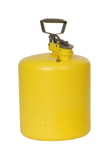 Eagle Type I Safety Cans, 5 Gal. Polyethylene - Yellow, Model 1539
