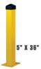 Eagle 5" x 36" Square Bollard, Model 1753