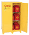 Eagle 90 Gal. Flammable Liquid Tower Safety Storage Cabinet w/ Two Door Manual Close w/4" Legs Two Shelves, Model: 1992LEGS