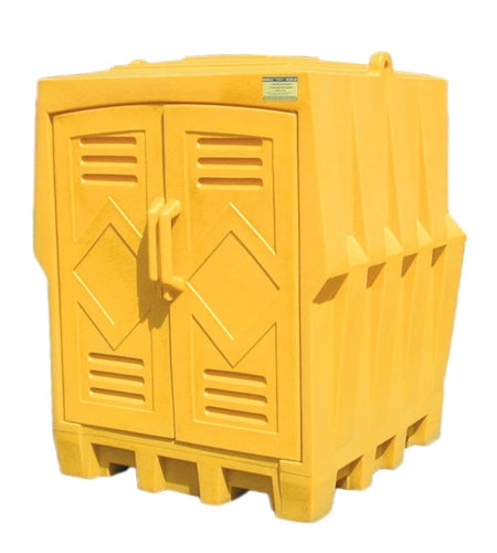 Eagle Spill Containment - 4 Drum Poly Outdoor Storage Building, Model 1649