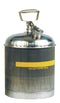 Eagle Type I Safety Cans, 5 Gal. Stainless Steel w/ Cap Gasket, Model 1315