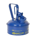 Eagle Type I Safety Cans, 2 Qt. Metal - Blue (Kerosene), Model UI-4-SB