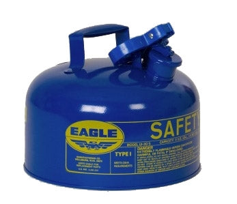 Eagle Type I Safety Cans, 2 Gal. Metal - Blue (Kerosene), Model UI-20-SB