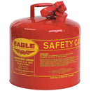 Eagle Type I Safety Cans, 5 Gal. Metal - Red, Model UI-50-S