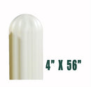 Eagle 4" Bumper Post Sleeve-White, Model 1732W