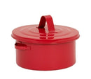 Eagle Bench Cans, 2 Qt. Metal - Red Bench Can, Model B-602
