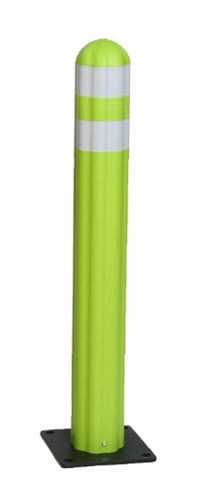 Eagle Poly Guide-Post Delineator, Lime w/Reflective, Model 1734LM