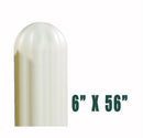 Eagle 6" Bumper Post Sleeve-White, Model 1730W