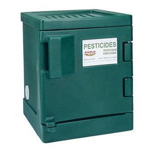 Eagle 4 Gal. Pesticide & Poison Poly Benchtop Safety Storage Cabinet w/ Poly Cabinet One Door-One Shelf,  Model: PEST P04