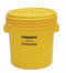 Eagle 20 Gal. Lab Pack w/Screw Top Lid, Yellow, Model 1650