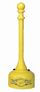 Eagle Galvanized Steel Can w/Poly Tube, 2 Gallon, Model 1202