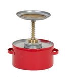 Eagle Plunger Cans, 1 Qt. Metal - Red, Model P-701