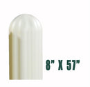 Eagle 8" Bumper Post Sleeve-White, Model 1738W