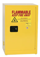 Eagle 12 Gal. Flammable Liquid Space Saver Safety Storage Cabinet w/ One Door Self-Closing  One Shelf, Model: 1924