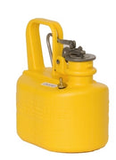 Eagle Lab Cans, 1/2 Gal. Polyethylene - Yellow, Model 1508