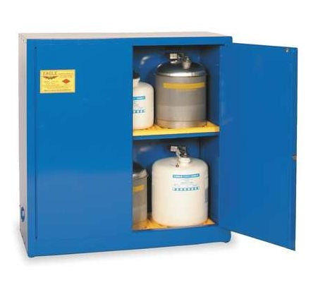 Eagle 30 Gal. Acid & Corrosive Standard Safety Storage Cabinet w/ Two Door Manual One Shelf,  Model: CRA-32